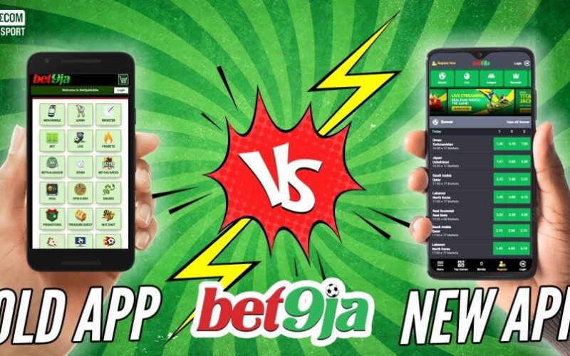 Bet9ja Old Mobile vs New Mobile