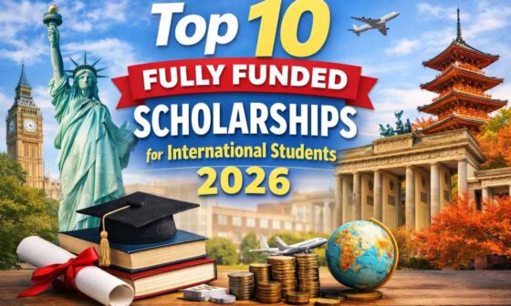 Top 10 Fully Funded Scholarships for International Students 2026
