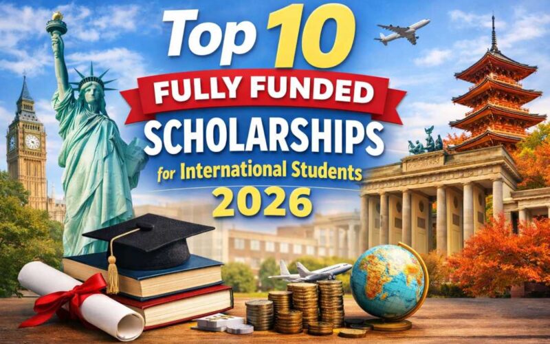 Top 10 Fully Funded Scholarships for International Students 2026