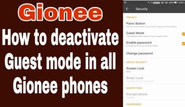 how to off guest mode in gionee